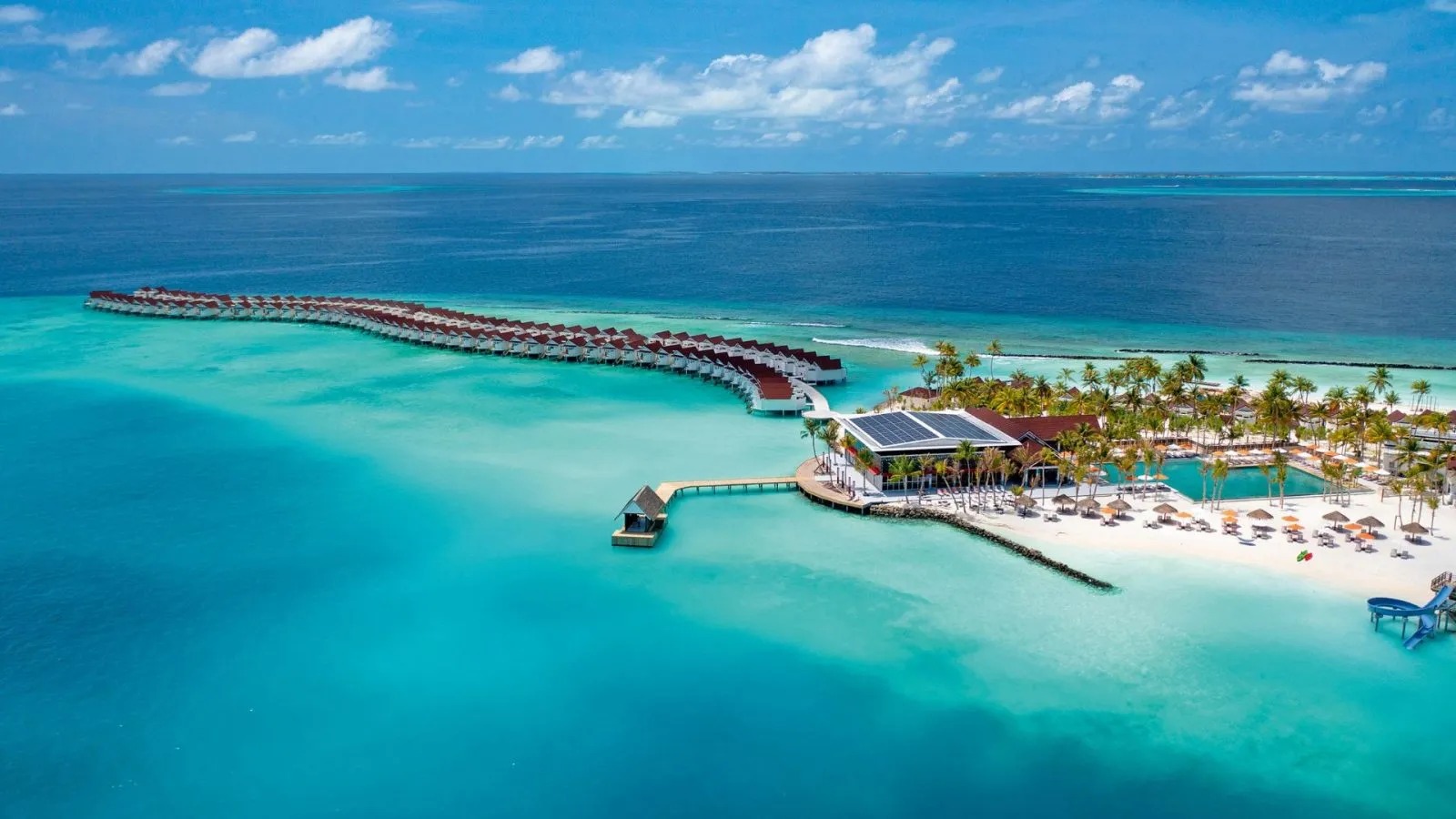 Ailafushi 60 Pool Bar Aerial View 